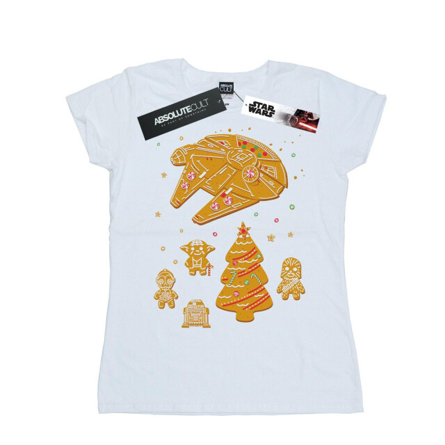 Li-cense Star wars dames gingerbread rebels katoenen t-shirt UTBI42166_white large