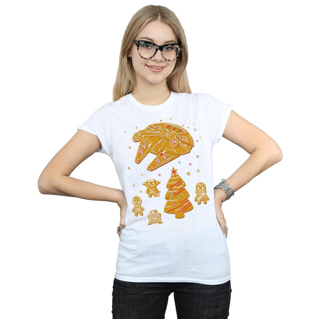 Li-cense Star wars dames gingerbread rebels katoenen t-shirt UTBI42166_white large