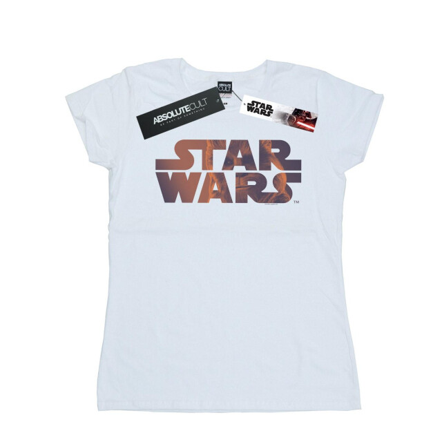Li-cense Star wars dames chewbacca logo katoenen t-shirt UTBI42062_white large