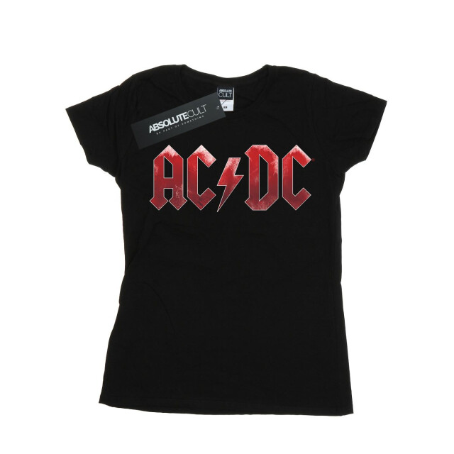 Li-cense Ac/dc dames rood katoenen t-shirt met ice logo UTBI4185_black large