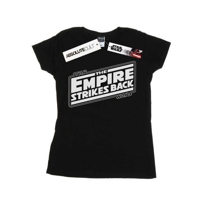 Li-cense Star wars dames the empire strikes back logo katoenen t-shirt UTBI42248_black large