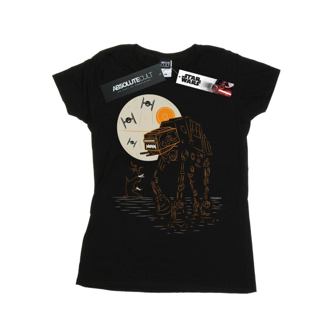 Li-cense Star wars dames halloween at at katoenen t-shirt UTBI42165_black large