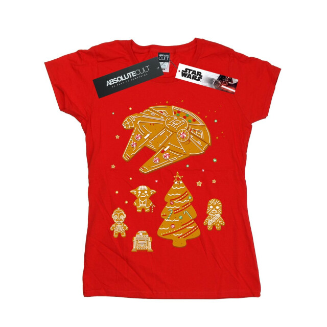 Li-cense Star wars dames gingerbread rebels katoenen t-shirt UTBI42166_red large