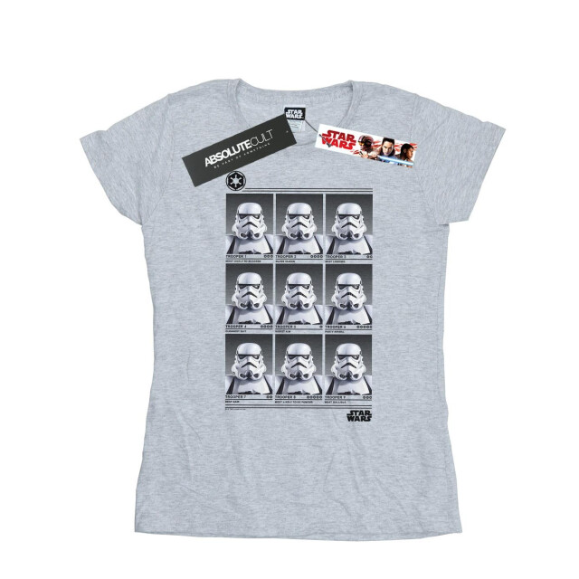 Li-cense Star wars dames stormtrooper jaarboek katoenen t-shirt UTBI41641_sportsgrey large