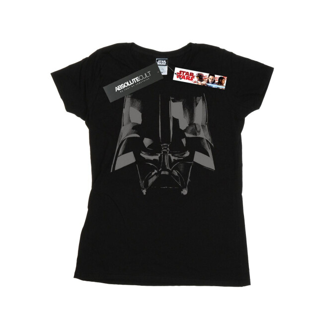 Li-cense Star wars dames darth vader helm katoenen t-shirt UTBI41589_black large