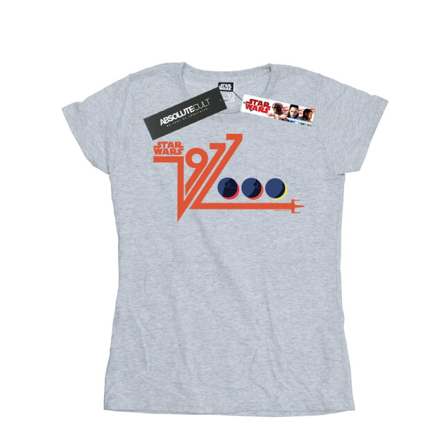 Li-cense Star wars dames retro 1977 death star katoenen t-shirt UTBI41660_sportsgrey large