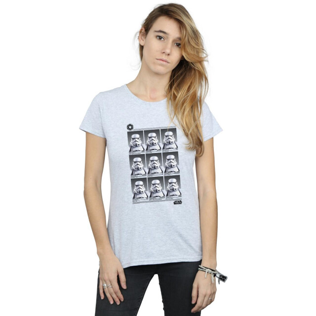 Li-cense Star wars dames stormtrooper jaarboek katoenen t-shirt UTBI41641_sportsgrey large