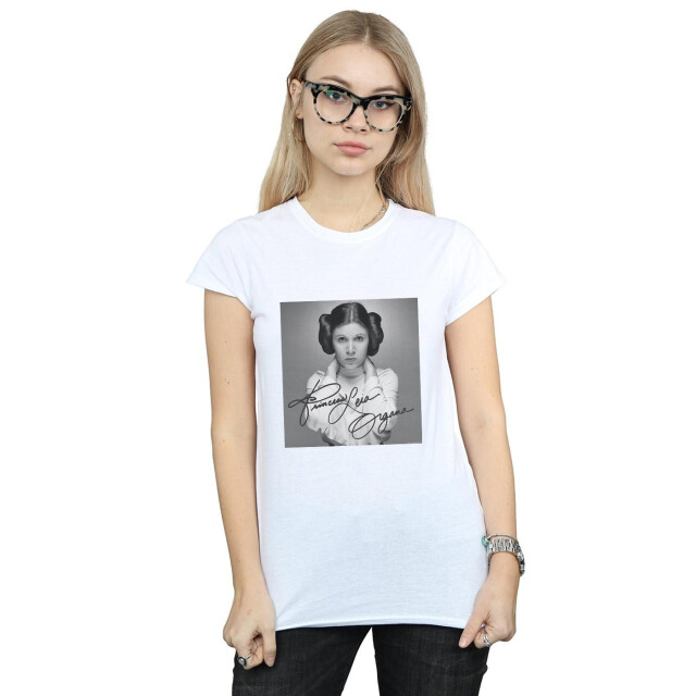 Li-cense Star wars dames prinses leia organa katoenen t-shirt UTBI41814_white large