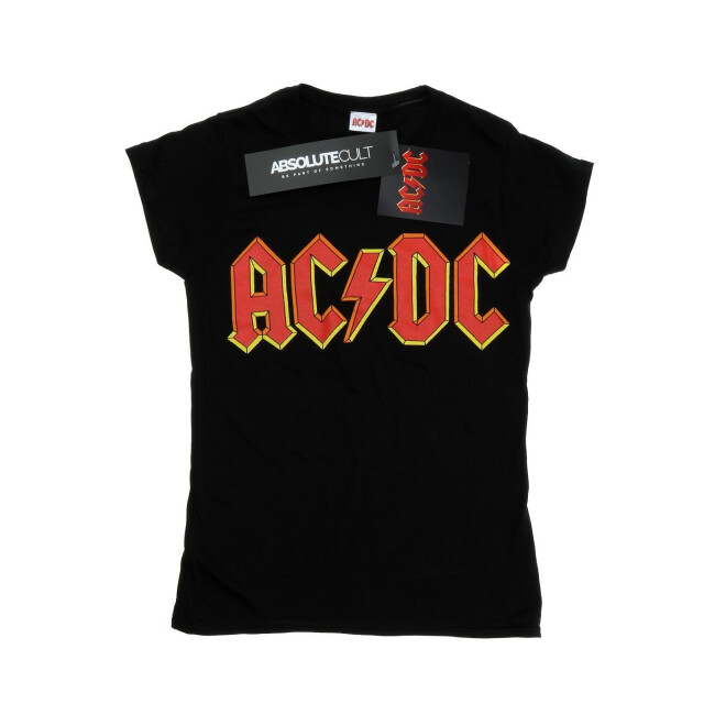 Li-cense Ac/dc dames rood logo katoenen t-shirt UTBI4184_black large