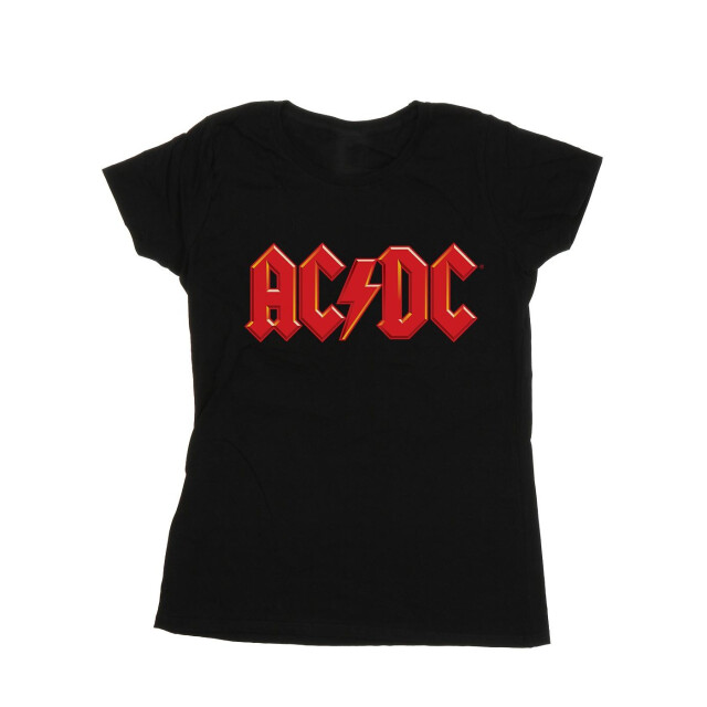 Li-cense Acdc dames rood logo katoenen t-shirt UTBI4183_black large