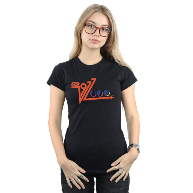 Li-cense Star wars dames retro 1977 death star katoenen t-shirt UTBI41660_black large
