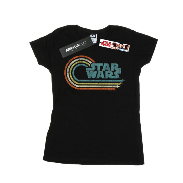 Li-cense Star wars dames retro wave logo katoenen t-shirt UTBI41714_black large