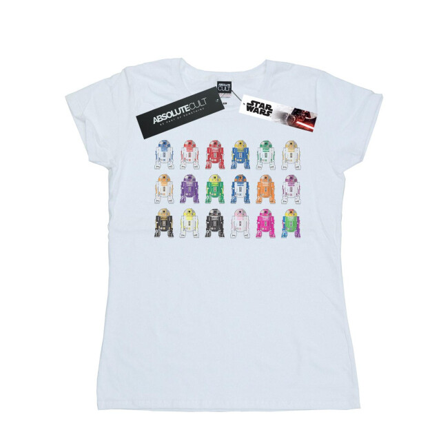 Li-cense Star wars dames r2 eenheden katoenen t-shirt UTBI41812_white large