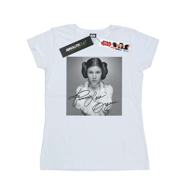 Li-cense Star wars dames prinses leia organa katoenen t-shirt UTBI41814_white large