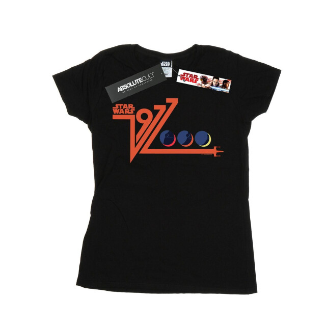 Li-cense Star wars dames retro 1977 death star katoenen t-shirt UTBI41660_black large