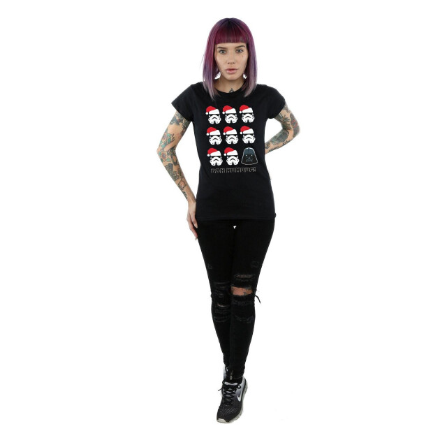 Li-cense Star wars dames kerstmis humbug katoenen t-shirt UTBI41245_black large