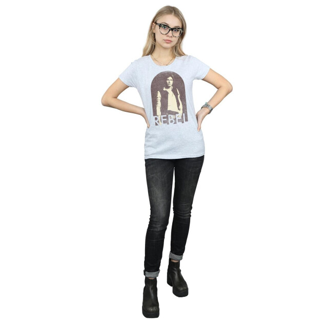 Li-cense Star wars dames han solo rebel katoenen t-shirt UTBI41293_sportsgrey large