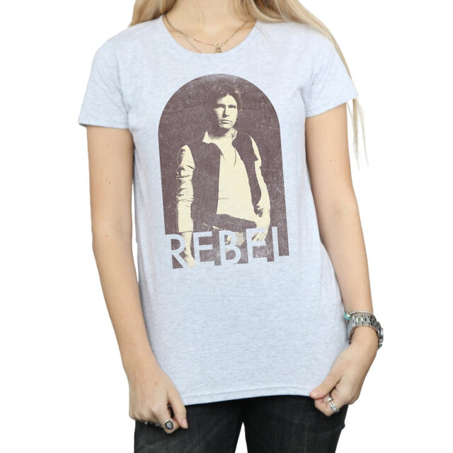 Li-cense Star wars dames han solo rebel katoenen t-shirt UTBI41293_sportsgrey large