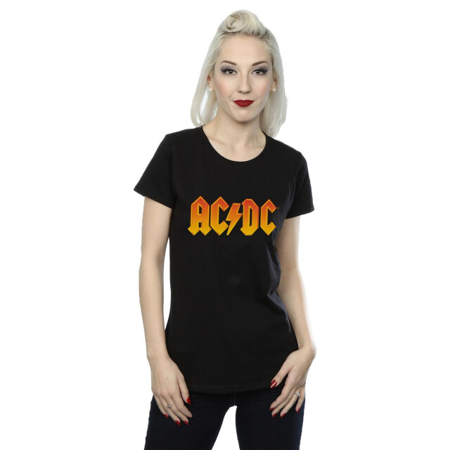 Li-cense Ac/dc dames brandlogo katoenen t-shirt UTBI4134_black large