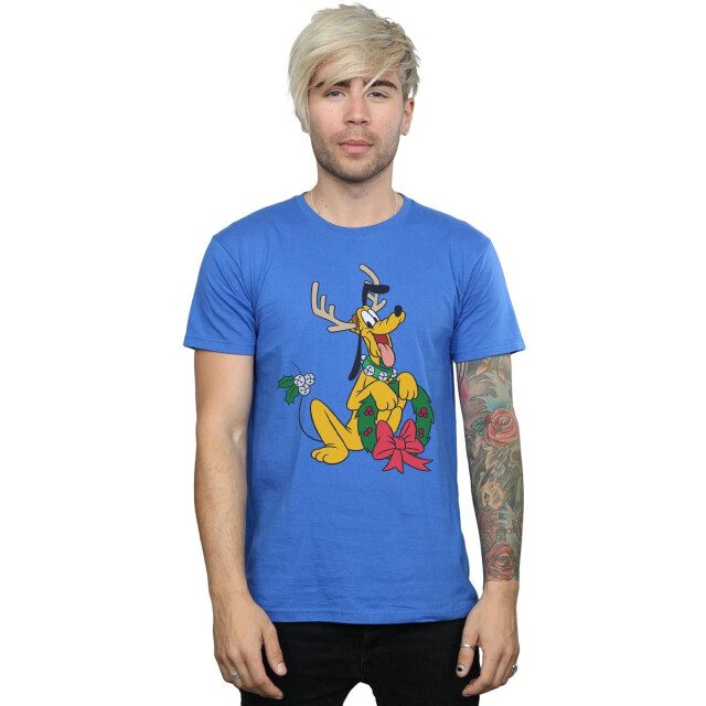 Li-cense Disney heren pluto kerst rendier t-shirt UTBI41254_royalblue large