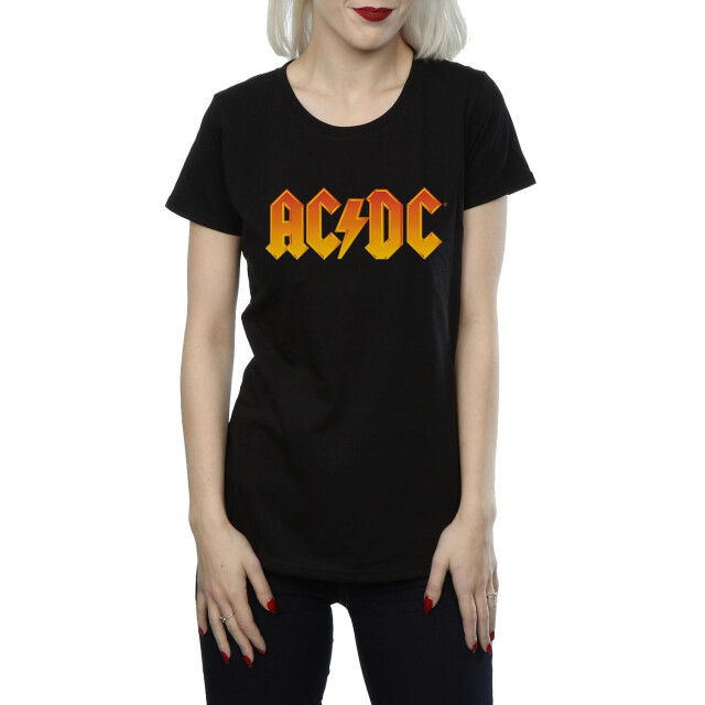 Li-cense Ac/dc dames brandlogo katoenen t-shirt UTBI4134_black large
