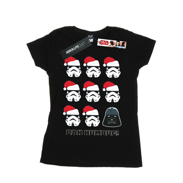 Li-cense Star wars dames kerstmis humbug katoenen t-shirt UTBI41245_black large