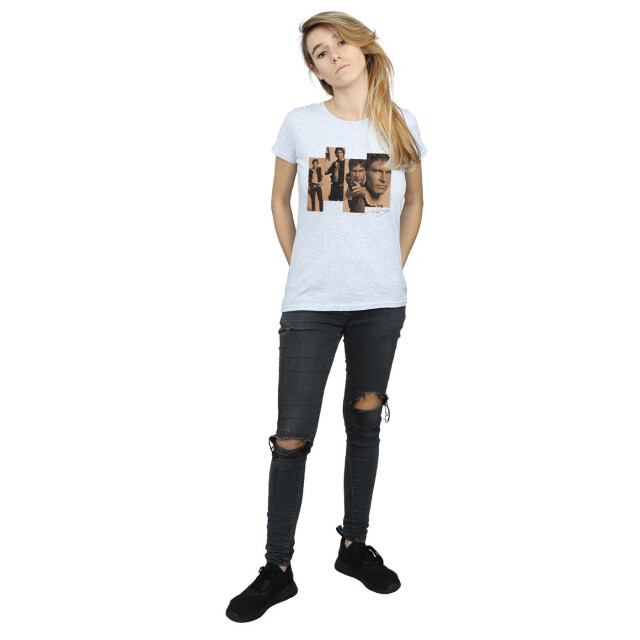 Li-cense Star wars dames han solo fotoshoot katoenen t-shirt UTBI41294_sportsgrey large