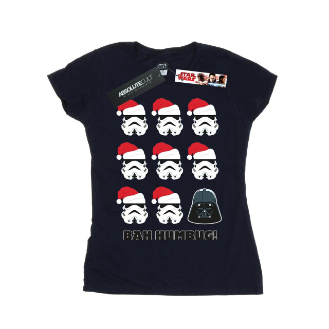 Li-cense Star wars dames kerstmis humbug katoenen t-shirt UTBI41245_navyblue large