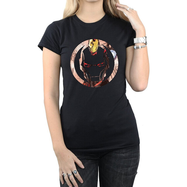 Li-cense Iron man dames montage katoenen t-shirt UTBI411_black large