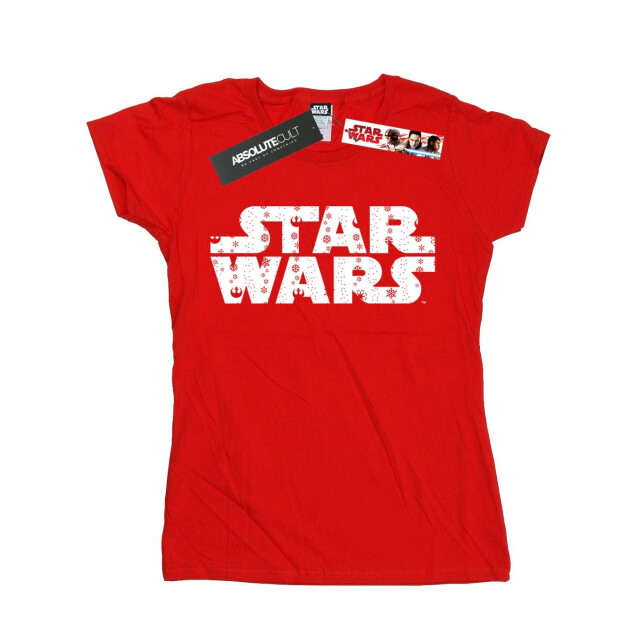 Li-cense Star wars dames kerst logo katoenen t-shirt UTBI41192_red large