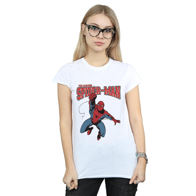 Li-cense Spider-man dames leap t-shirt UTBI410_white large