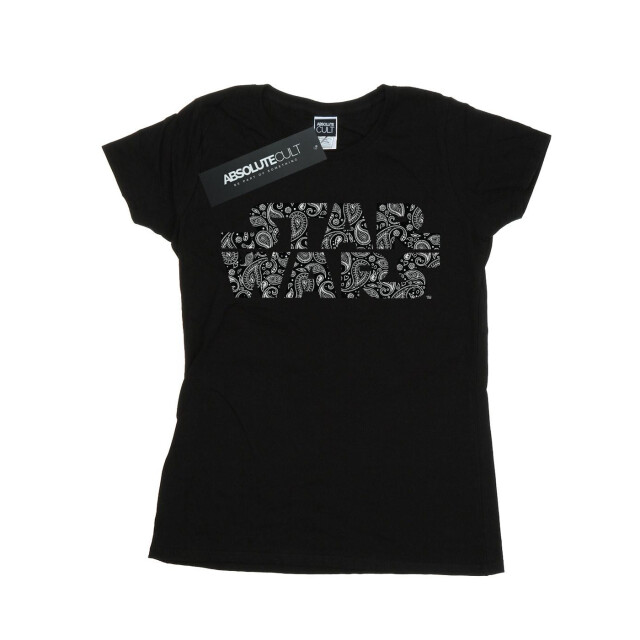 Li-cense Star wars dames paisley logo katoenen t-shirt UTBI41111_black large