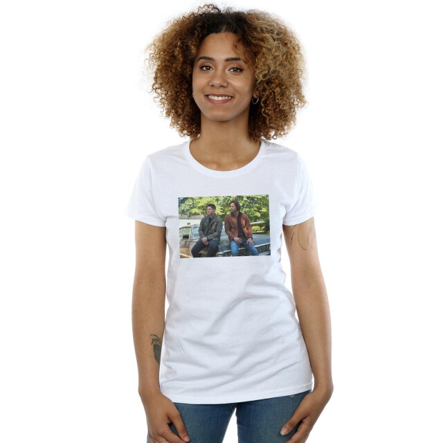 Li-cense Supernatural dames impala brothers katoenen t-shirt UTBI40695_white large