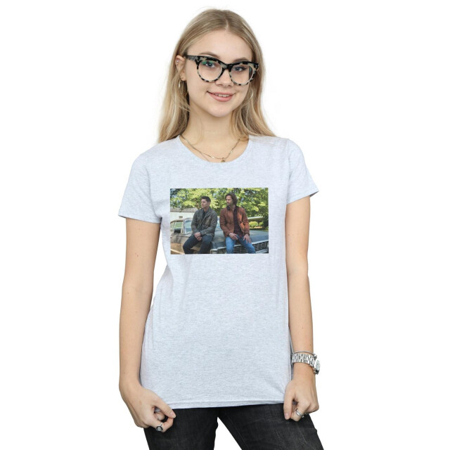 Li-cense Supernatural dames impala brothers katoenen t-shirt UTBI40695_sportsgrey large