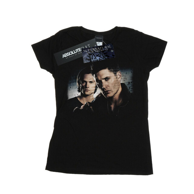 Li-cense Supernatural dames sam en dean poster katoenen t-shirt UTBI40712_black large