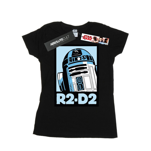 Li-cense Star wars dames r2-d2 poster katoenen t-shirt UTBI40774_black large