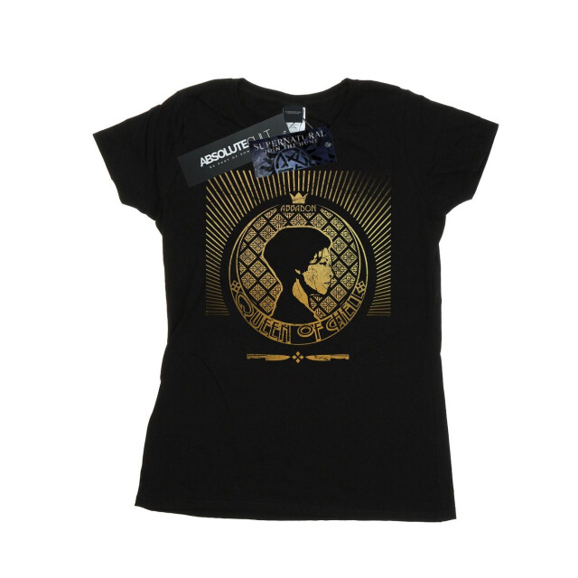 Li-cense Supernatural dames abbadon crest katoenen t-shirt UTBI40672_black large