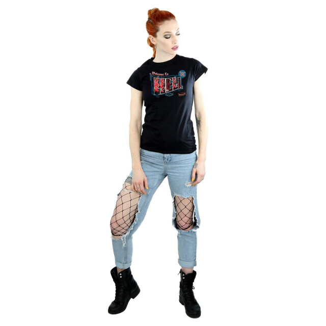 Li-cense Supernatural dames welkom in de hel katoenen t-shirt UTBI40609_black large