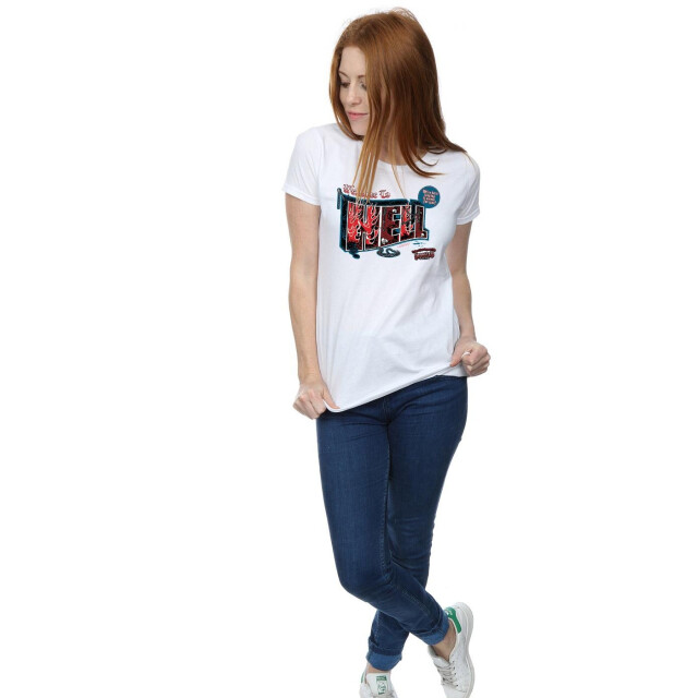 Li-cense Supernatural dames welkom in de hel katoenen t-shirt UTBI40609_white large