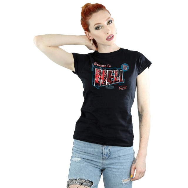 Li-cense Supernatural dames welkom in de hel katoenen t-shirt UTBI40609_black large
