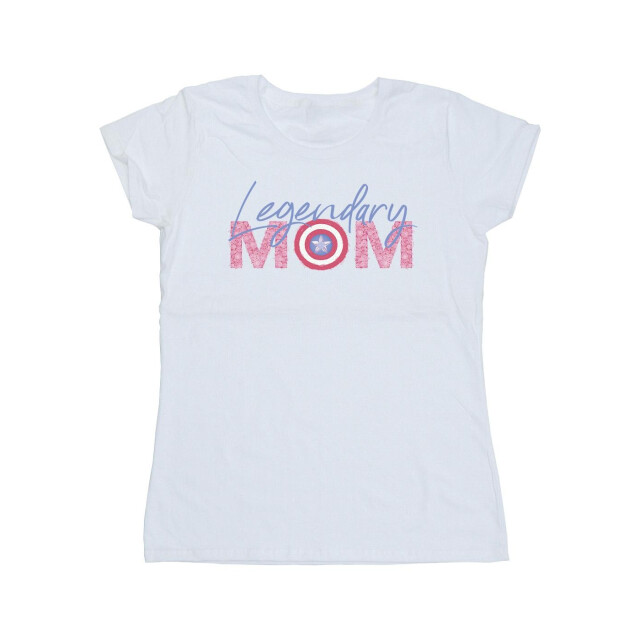 Li-cense Marvel dames avengers captain america mum katoenen t-shirt UTBI4066_white large