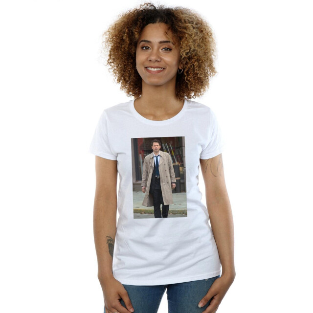 Li-cense Supernatural dames castiel foto katoenen t-shirt UTBI40674_white large