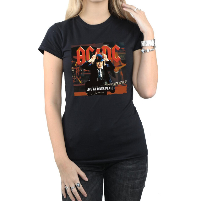 Li-cense Ac/dc dames live at river plate columbia records katoenen t-shirt UTBI4067_black large