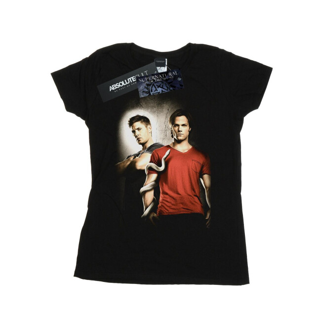 Li-cense Supernatural dames hemel en hel katoenen t-shirt UTBI40673_black large