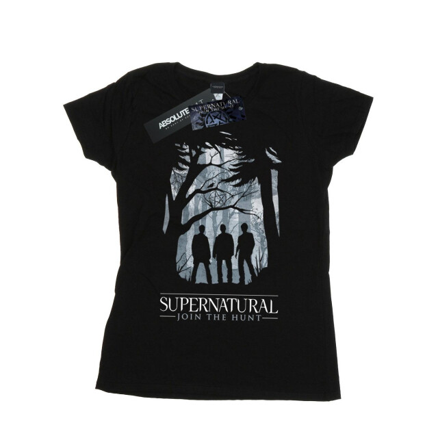 Li-cense Supernatural dames groepsoverzicht katoenen t-shirt UTBI40565_black large