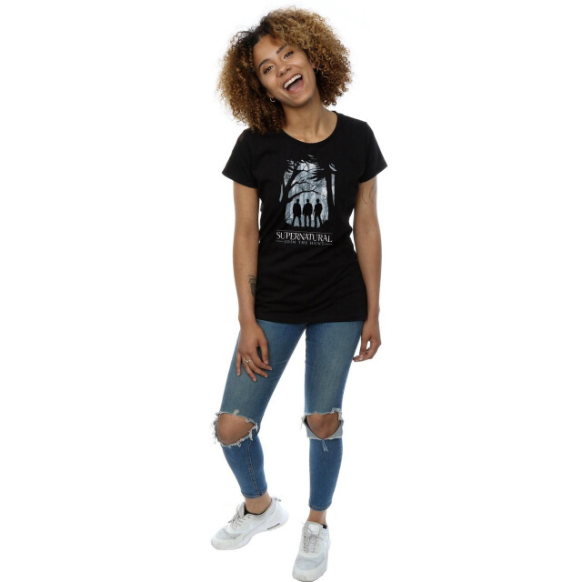 Li-cense Supernatural dames groepsoverzicht katoenen t-shirt UTBI40565_black large