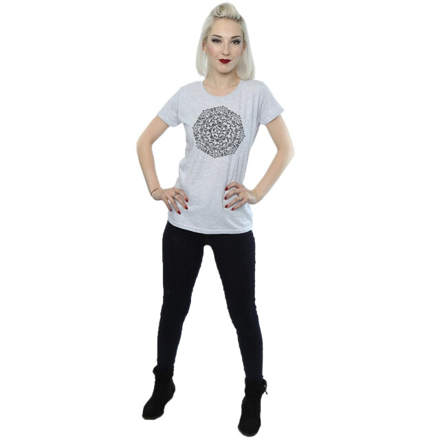 Li-cense Supernatural dames symbool cirkel katoenen t-shirt UTBI40591_sportsgrey large