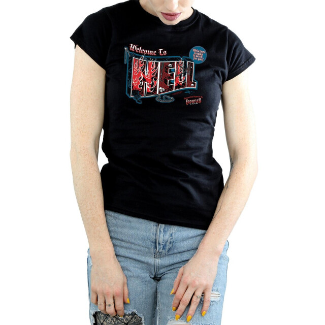 Li-cense Supernatural dames welkom in de hel katoenen t-shirt UTBI40609_black large