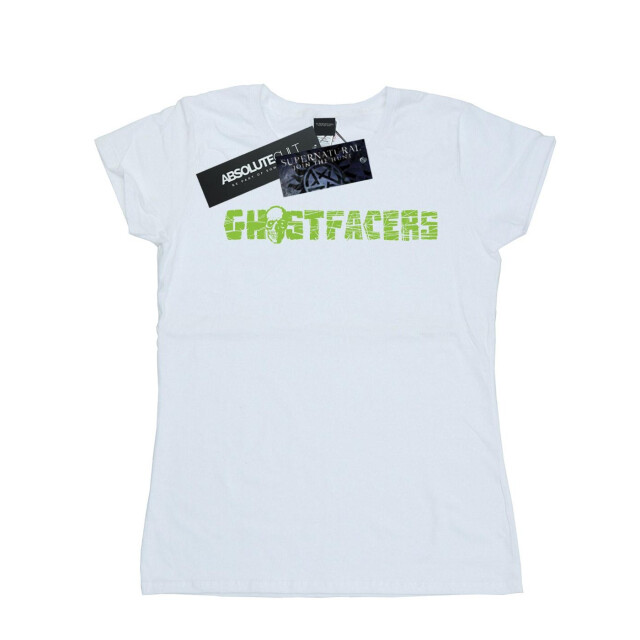 Li-cense Supernatural dames ghostfacers logo katoenen t-shirt UTBI40610_white large
