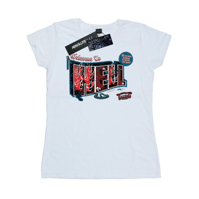 Li-cense Supernatural dames welkom in de hel katoenen t-shirt UTBI40609_white large